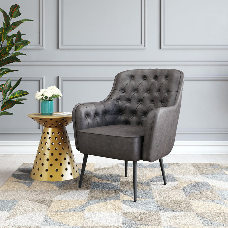 Zuo Tasmania 109054 Accent Chair - Vintage Black IMAGE 10