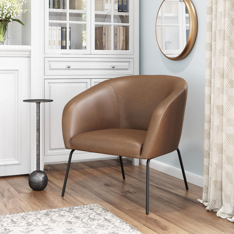 Zuo Quinten 109055 Accent Chair - Vintage Brown IMAGE 10