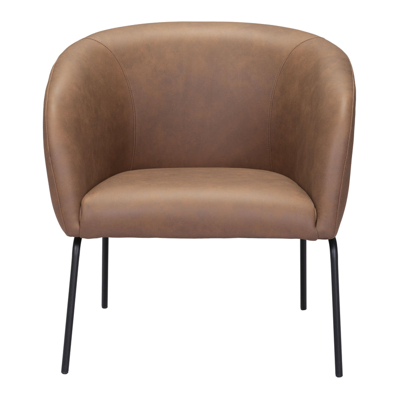 Zuo Quinten 109055 Accent Chair - Vintage Brown IMAGE 3