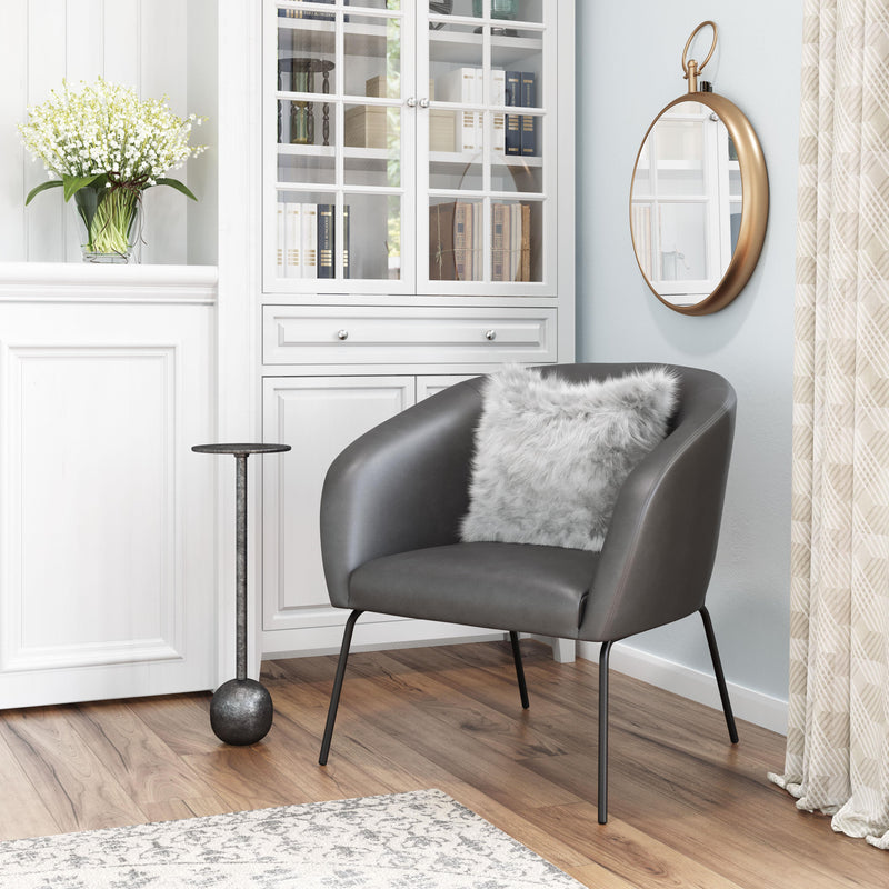 Zuo Quinten 109056 Accent Chair - Vintage Grey IMAGE 9