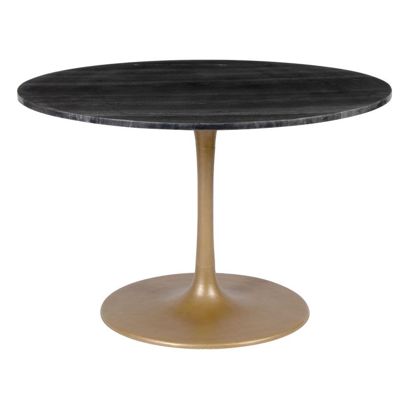 Zuo Taj 109095 Dining Table - Black & Gold IMAGE 2