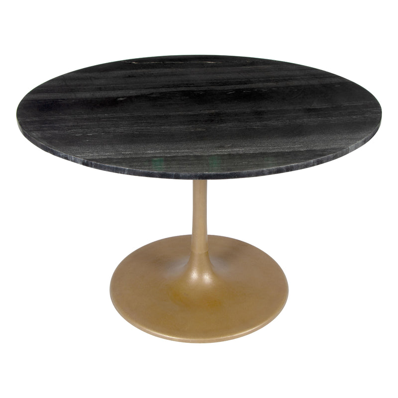Zuo Taj 109095 Dining Table - Black & Gold IMAGE 3