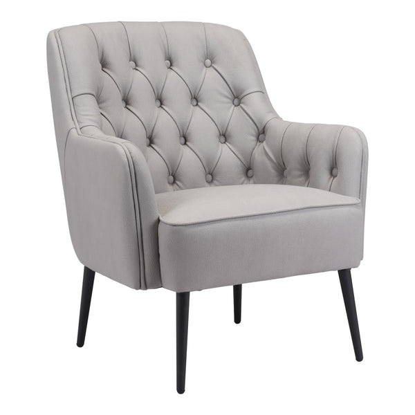 Zuo Tasmania 109097 Accent Chair - Grey IMAGE 1