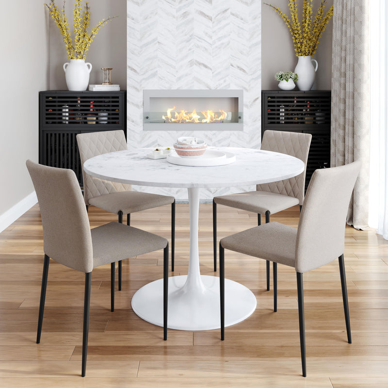 Zuo Phoenix 109208 Dining Table - White IMAGE 8