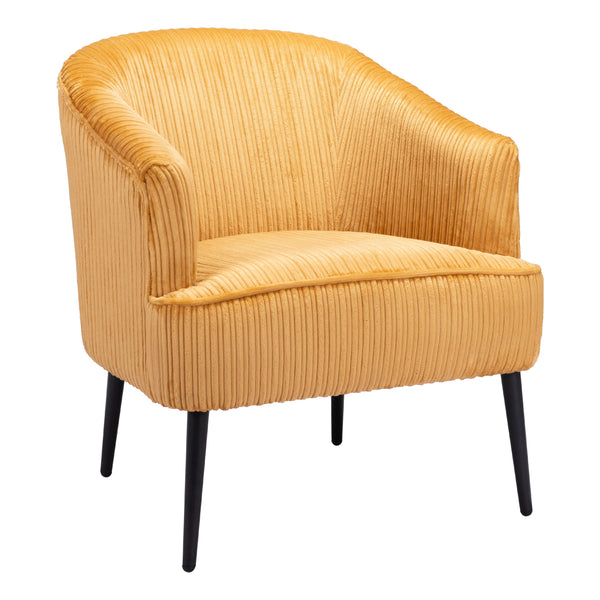 Zuo Ranier 109225 Accent Chair - Yellow IMAGE 1