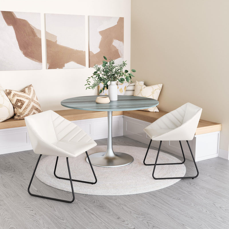 Zuo Miguel 109233 Dining Chair - White IMAGE 10
