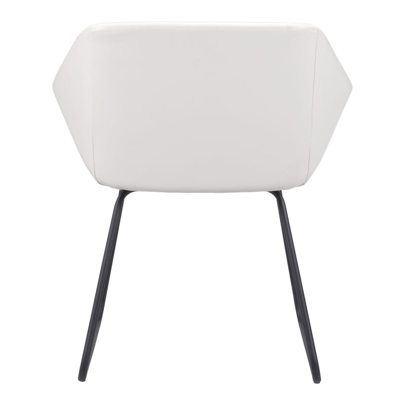Zuo Miguel 109233 Dining Chair - White IMAGE 4