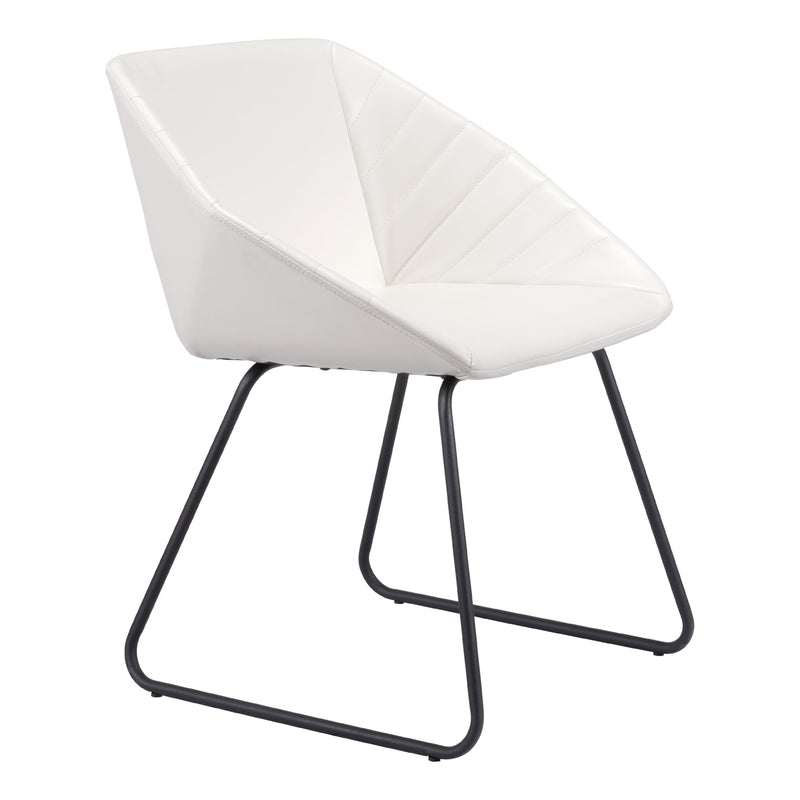 Zuo Miguel 109233 Dining Chair - White IMAGE 6