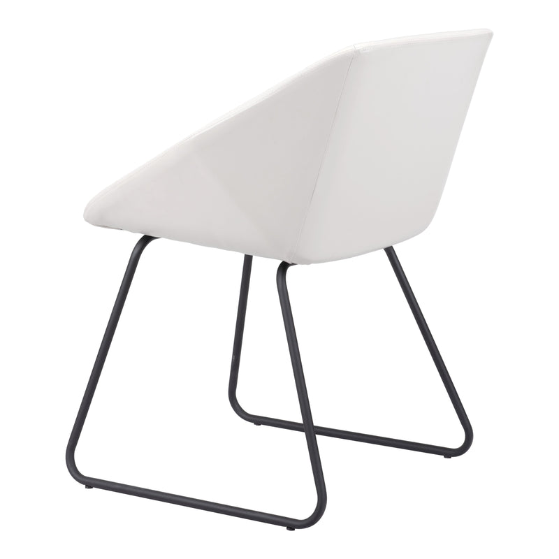 Zuo Miguel 109233 Dining Chair - White IMAGE 7