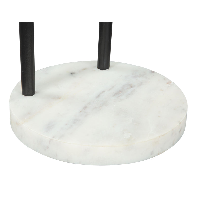 Zuo Christian 109356 Side Table - Black & White IMAGE 4