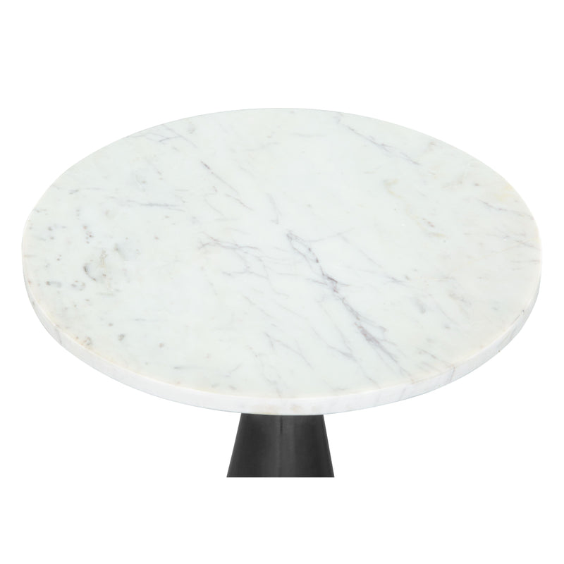 Zuo Tim 109363 Side Table - White & Black IMAGE 3
