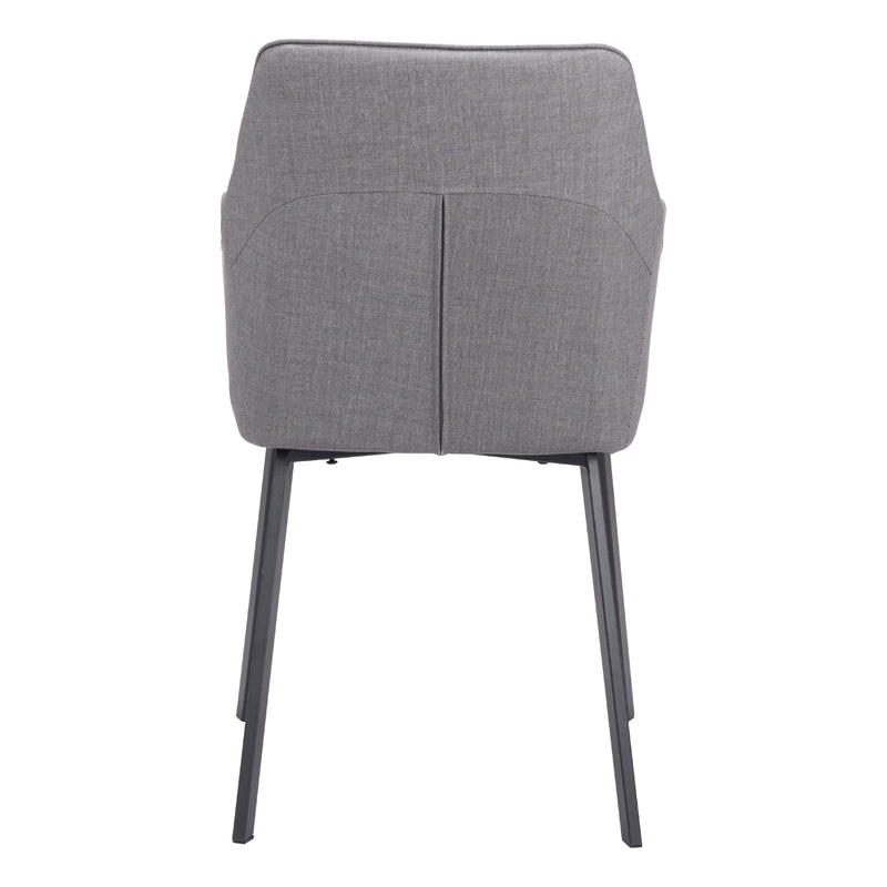 Zuo Adage 109364 Dining Chair - Grey IMAGE 4