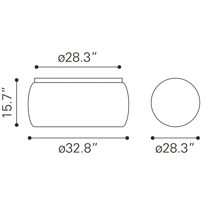 Zuo Solo 109370 Coffee Table - Silver IMAGE 10