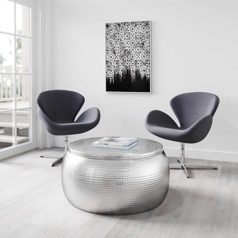 Zuo Solo 109370 Coffee Table - Silver IMAGE 8