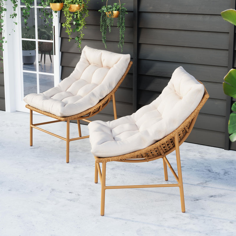 Zuo Merilyn 703972 Accent Chair - Beige & Natural IMAGE 12