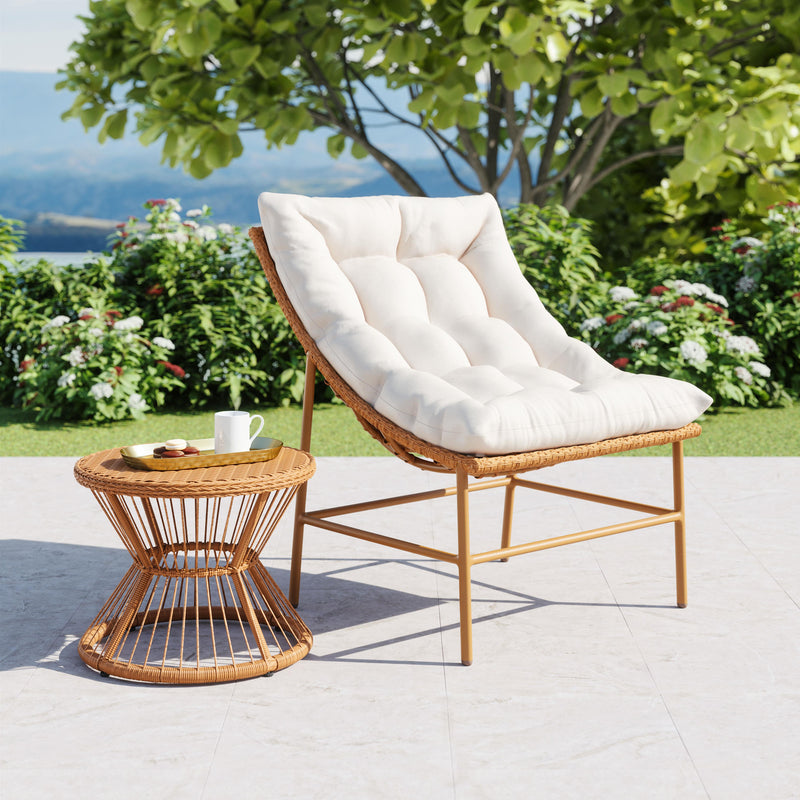 Zuo Merilyn 703972 Accent Chair - Beige & Natural IMAGE 13