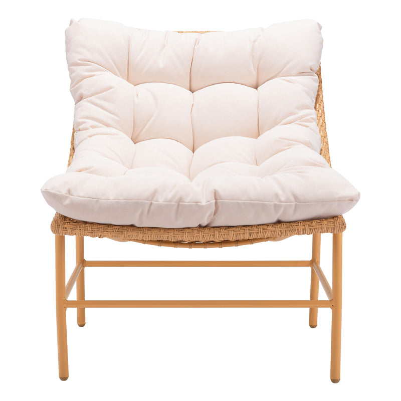 Zuo Merilyn 703972 Accent Chair - Beige & Natural IMAGE 3