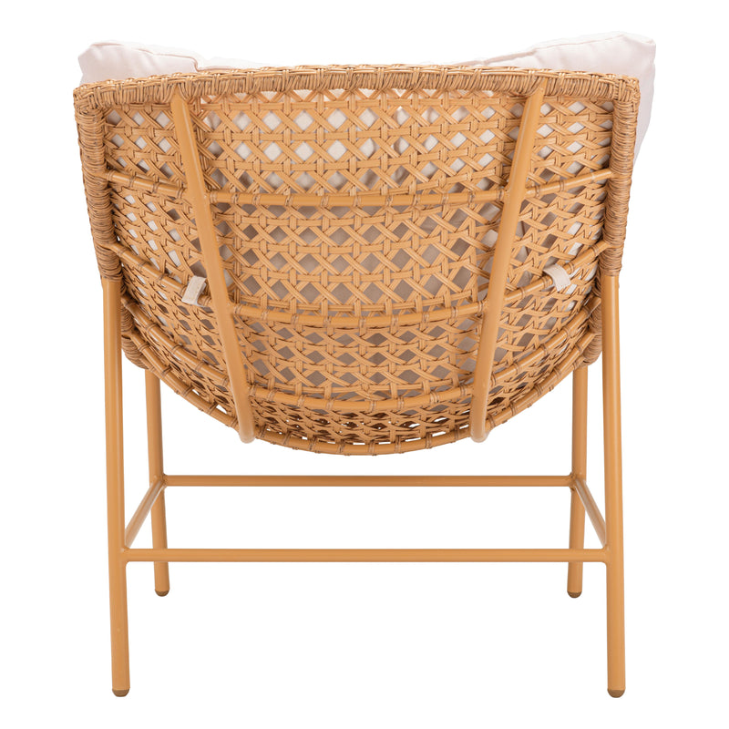 Zuo Merilyn 703972 Accent Chair - Beige & Natural IMAGE 4