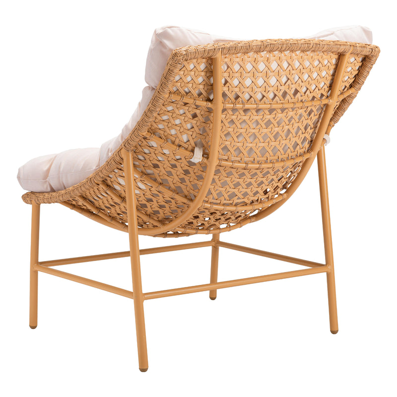 Zuo Merilyn 703972 Accent Chair - Beige & Natural IMAGE 5