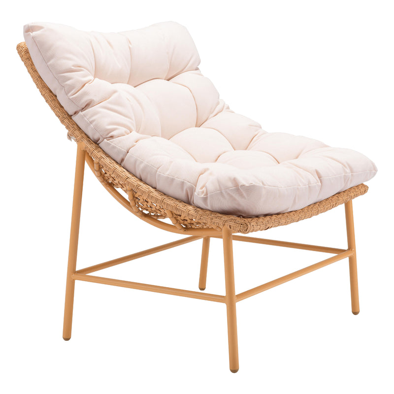 Zuo Merilyn 703972 Accent Chair - Beige & Natural IMAGE 6