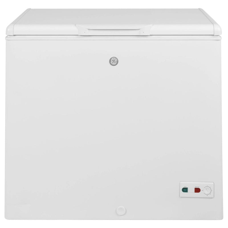 GE 8.8 cu.ft. Chest Freezer with LED Lighting FCM9SRWW IMAGE 1