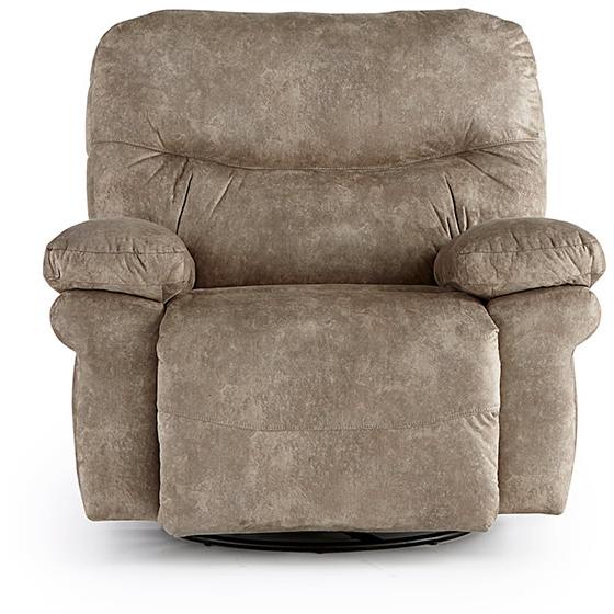 Best Home Furnishings Leya Rocker Fabric Recliner Leya 6MZ75 Rocker Recliner - Paloma Grey IMAGE 3