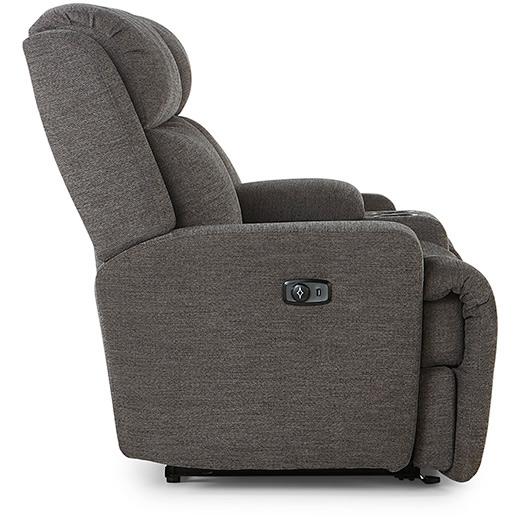 Best Home Furnishings O'Neil Reclining Fabric Loveseat with Console O'Neil L920RY4 Reclinig Loveseat with Console - Charcoal IMAGE 4