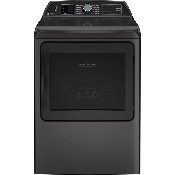 GE Profile 7.3 cu. ft. Electric Dryer with Fabric Refresh PTD90EBPTDG IMAGE 1