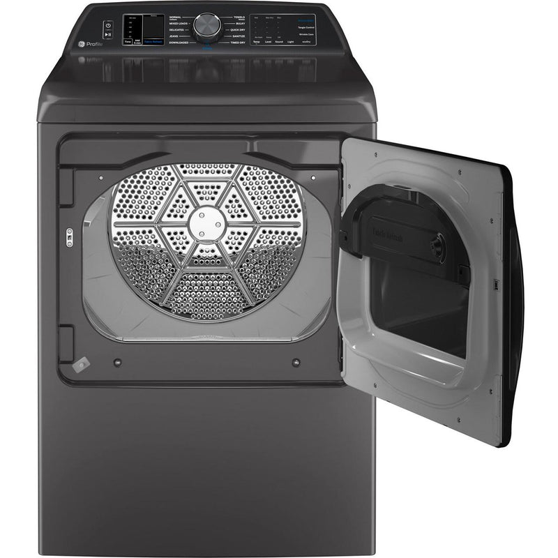 GE Profile 7.3 cu. ft. Electric Dryer with Fabric Refresh PTD90EBPTDG IMAGE 2