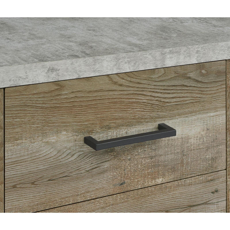  Coaster Furniture Abelardo 953565 3-Drawer Engineered Wood Cabinet - Weathered Oak IMAGE 6