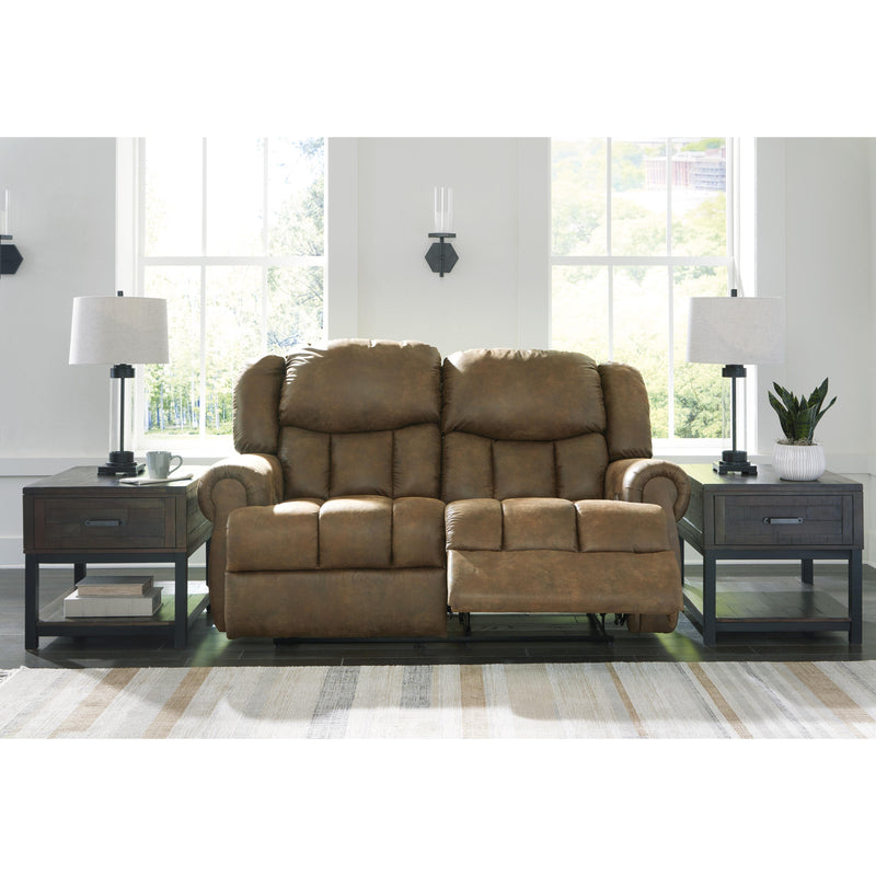 Signature Design by Ashley Boothbay Power Reclining Leather Look Loveseat 4470474 IMAGE 6