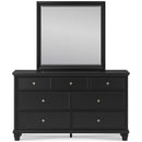 Signature Design by Ashley Lanolee 7-Drawer Dresser with Mirror B687-31/B687-36 IMAGE 3