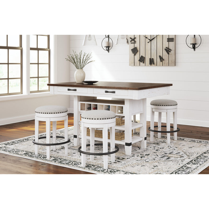 Signature Design by Ashley Valebeck Counter Height Dining Table with Pedestal Base D546-32 IMAGE 9