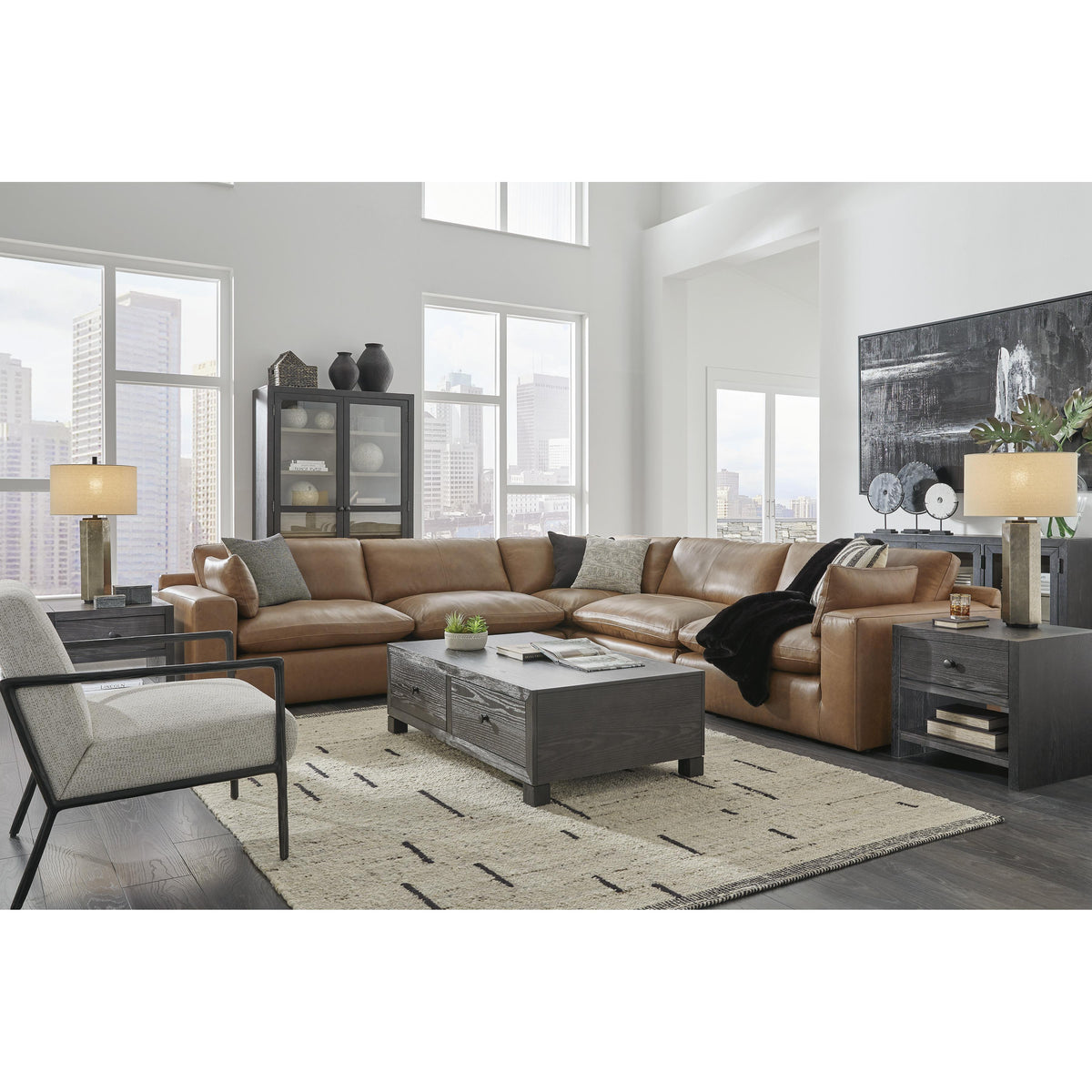 Signature Design by Ashley Emilia 30901S4 5 pc Sectional