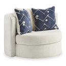  Ashley Padova 3370644 Swivel Accent Chair IMAGE 1