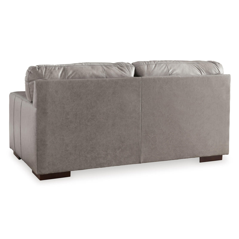 Millennium Lombardia Stationary Leather Match Loveseat 5730335 IMAGE 4