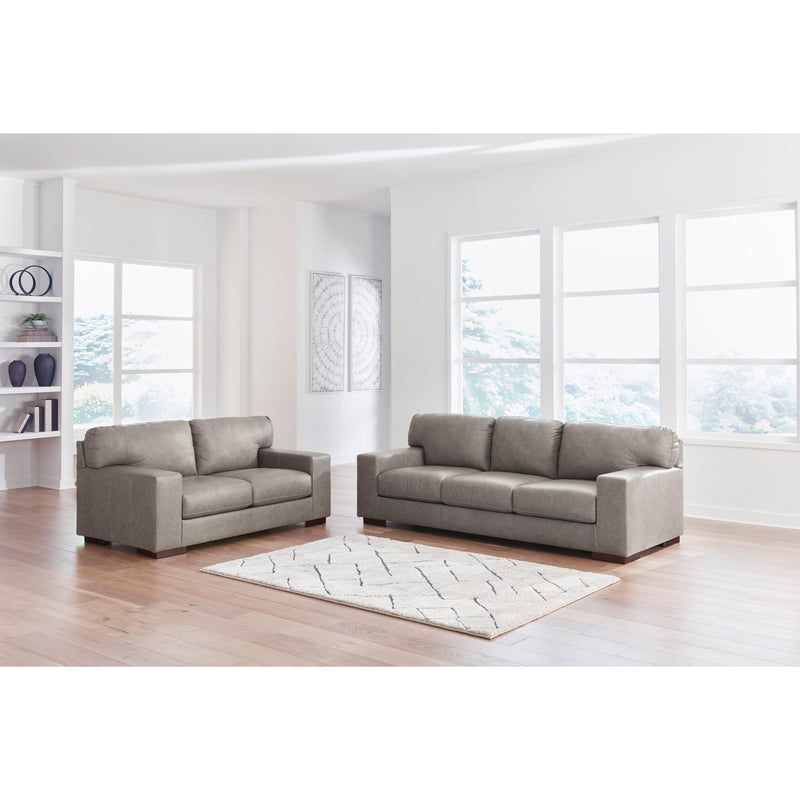 Millennium Lombardia Stationary Leather Match Loveseat 5730335 IMAGE 6