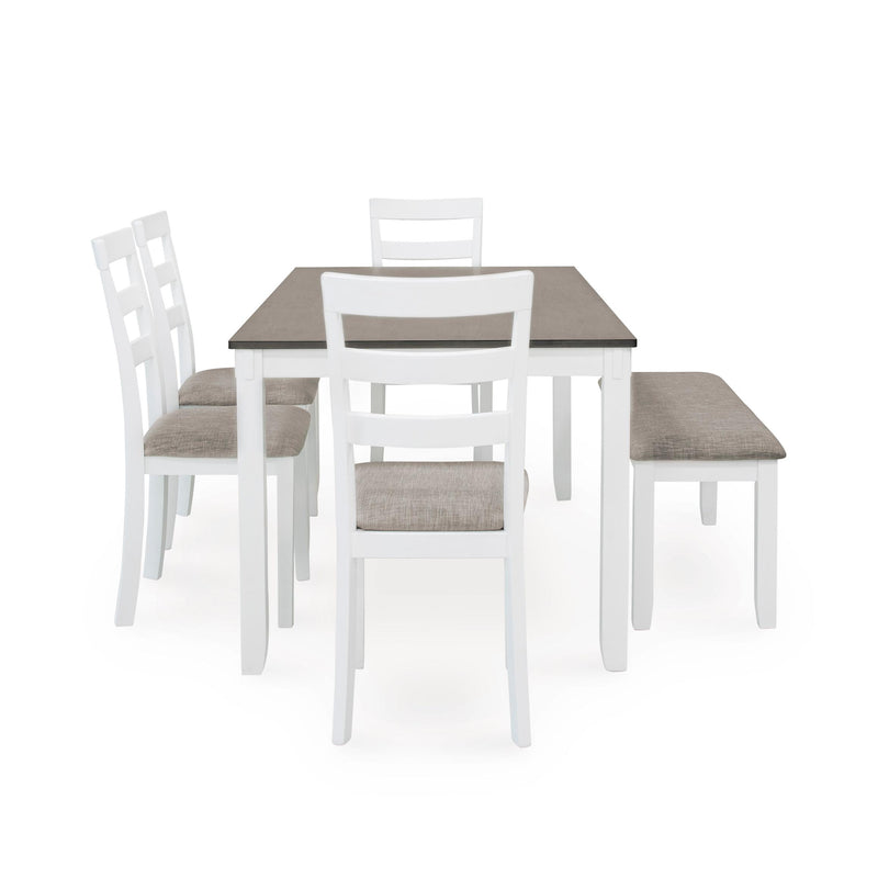 Signature Design by Ashley Stonehollow 6 pc Dinette D382-325 IMAGE 3