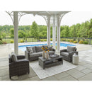  Signature Design by Ashley Oasis Court P335-081 Sofa/Chairs/Table Set IMAGE 5