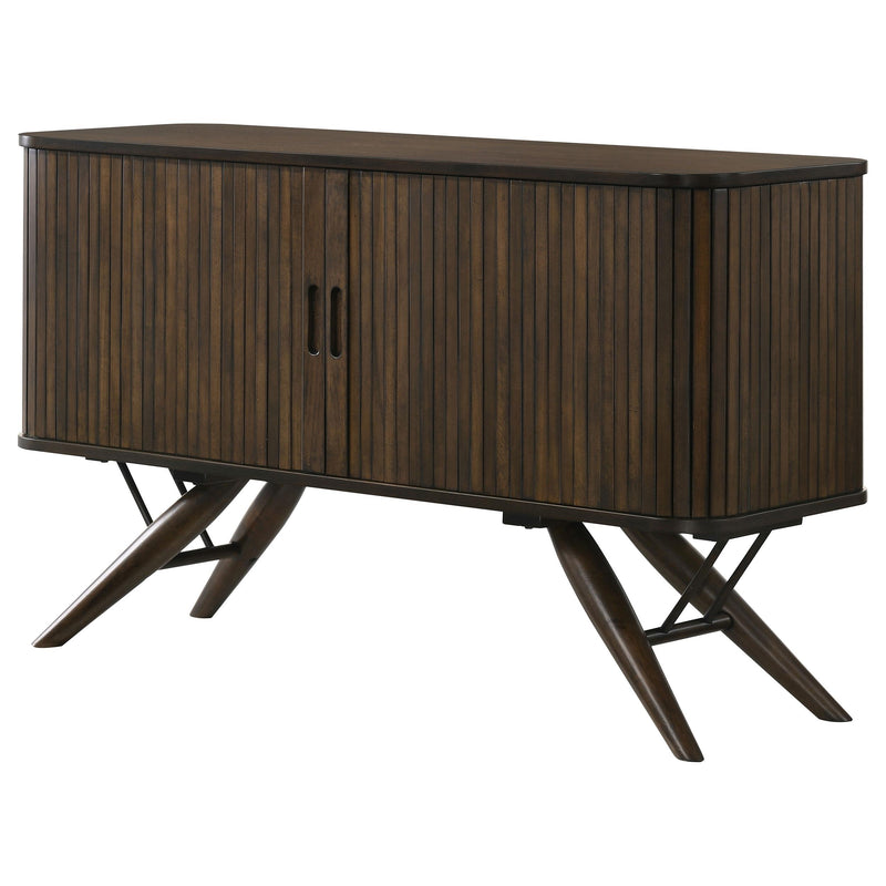 Coaster Furniture Wes 115275 2-door Sideboard Buffet Storage Cabinet - Dark Walnut IMAGE 4