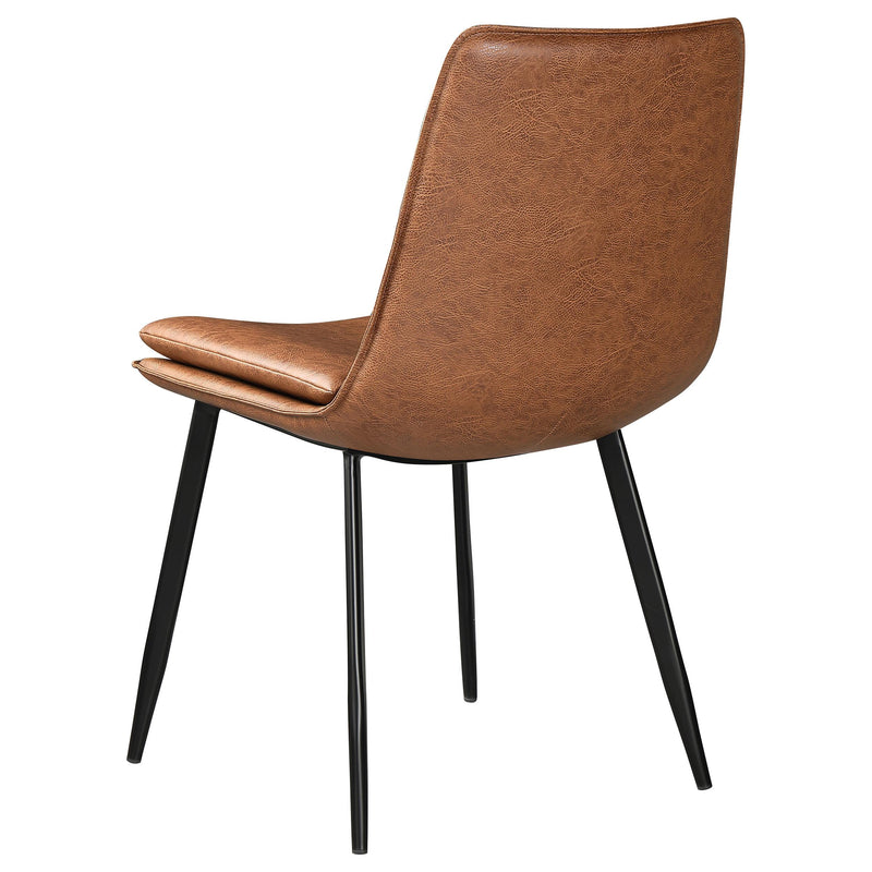 Coaster Furniture Ortega 115472 Upholstered Dining Side Chair - Coffee (Set of 2) IMAGE 5