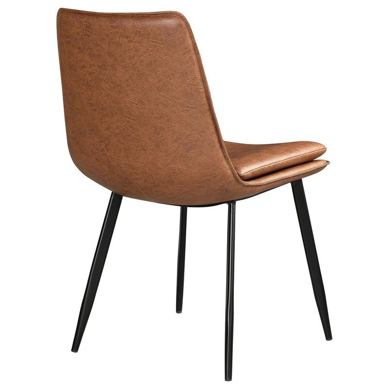 Coaster Furniture Ortega 115472 Upholstered Dining Side Chair - Coffee (Set of 2) IMAGE 6