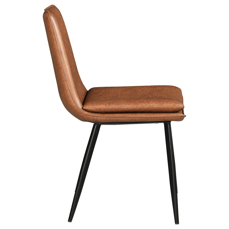 Coaster Furniture Ortega 115472 Upholstered Dining Side Chair - Coffee (Set of 2) IMAGE 7