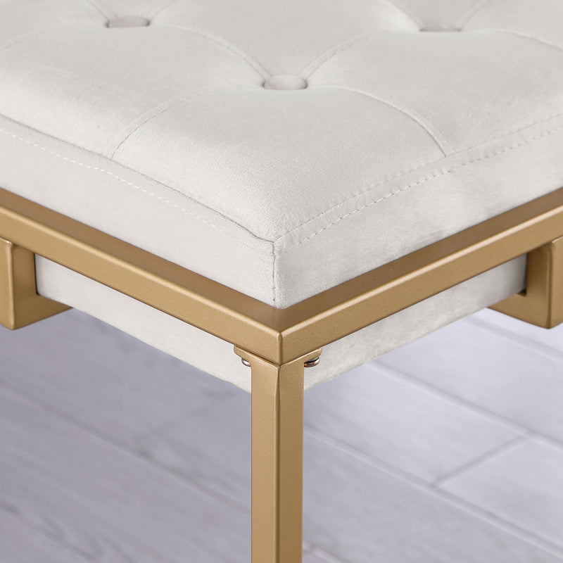  Coaster Furniture Nadia 183645 Upholstered Backless Counter Stool - Beige IMAGE 10