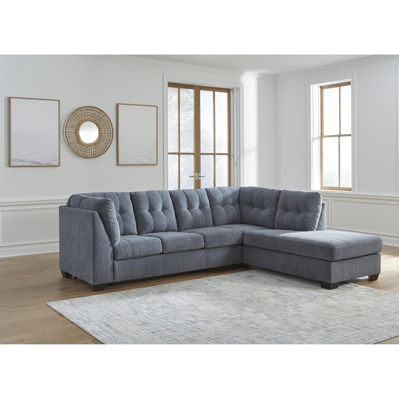  Signature Design by Ashley Marleton 55303S4 2 pc Sleeper Sectional with Chaise IMAGE 3