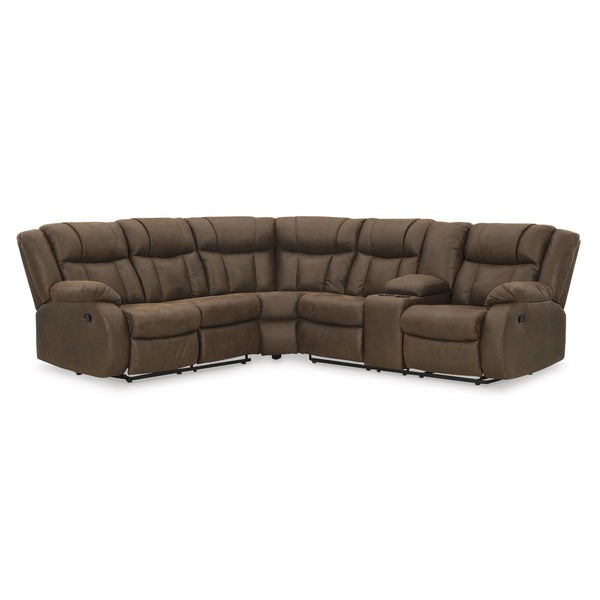 Signature Design by Ashley Trail Boys Reclining Leather Look 2 pc Sectional 8270348/8270349 IMAGE 1