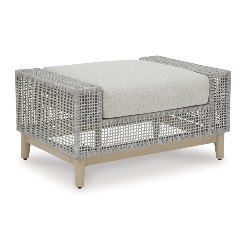  Signature Design by Ashley Seton Creek P798-814 Ottoman with Cushion IMAGE 1