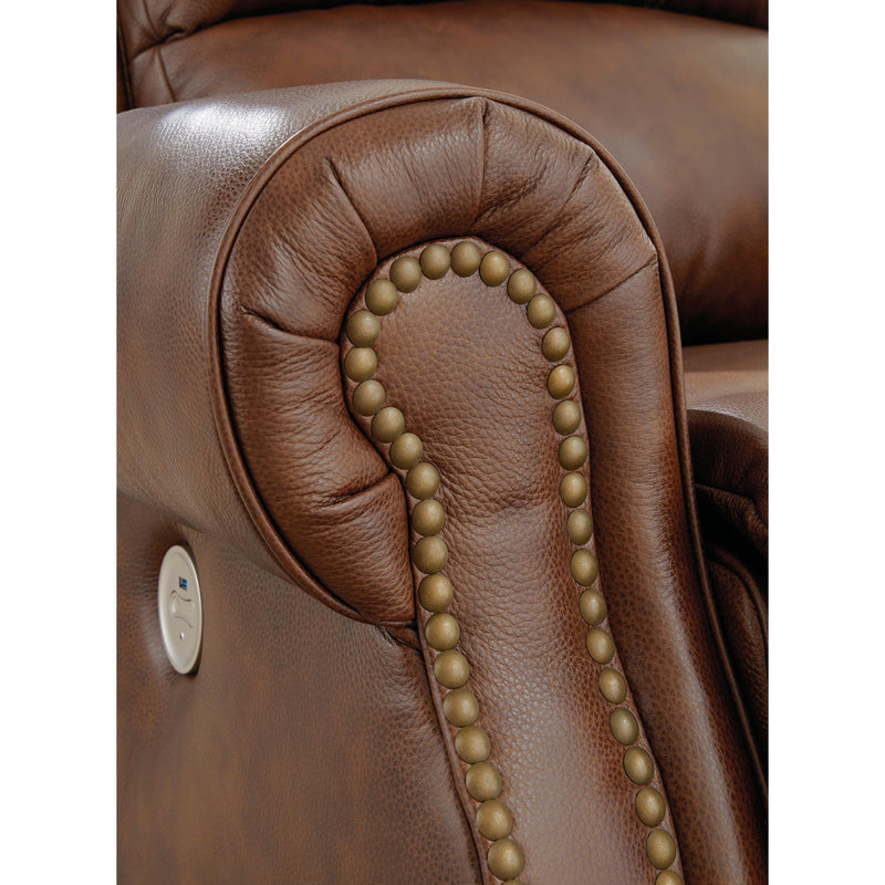 Signature Design by Ashley Freyeburg Power Leather Match Recliner with Wall Recline U9021306 IMAGE 10