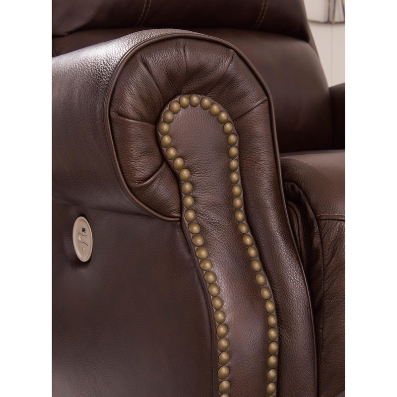 Signature Design by Ashley Freyeburg Power Leather Match Recliner with Wall Recline U9021406 IMAGE 10