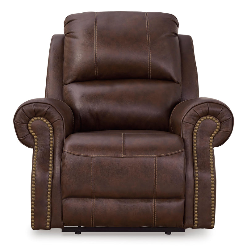 Signature Design by Ashley Freyeburg Power Leather Match Recliner with Wall Recline U9021406 IMAGE 3